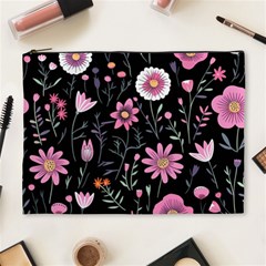 Flowers Pattern Cosmetic Bag (xl) by Ravend