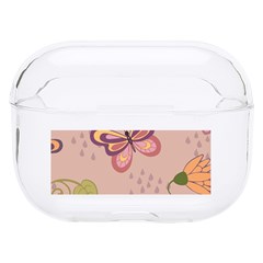 Butterfly Background Pattern Texture Hard Pc Airpods Pro Case by Ravend