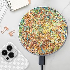 Art Modern Painting Acrylic Canvas Wireless Fast Charger(white) by Amaryn4rt