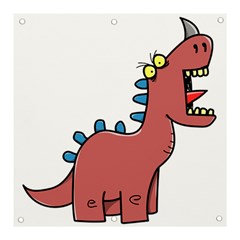 Dinosaur Dragon Drawing Cute Banner And Sign 3  X 3  by Ndabl3x