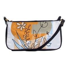 Doodle Flower Floral Abstract Shoulder Clutch Bag by Grandong