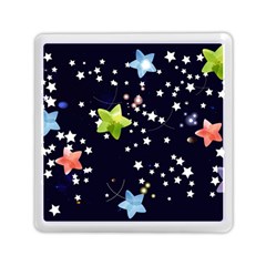 Abstract Eart Cover Blue Gift Memory Card Reader (square) by Grandong