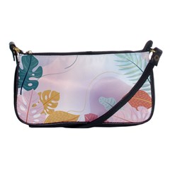 Plants Leaves Wallpaper Background Shoulder Clutch Bag by Grandong