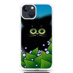 Kitten Black Furry Illustration iPhone 13 TPU UV Print Case Front