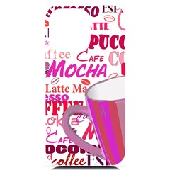 Coffee Cup Lettering Coffee Cup Iphone 14 Pro Max Black Uv Print Case by Amaryn4rt