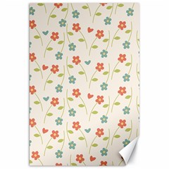 Floral Pattern Wallpaper Retro Canvas 20  X 30  by Apen