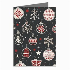 Christmas Decoration Winter Xmas Greeting Card by Modalart