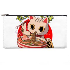 Ramen Cat Noodles Cute Japanes Pencil Case by Modalart