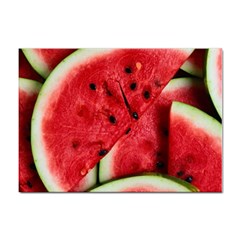 Watermelon Fruit Green Red Sticker A4 (100 Pack) by Bedest