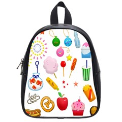 Summer Fair Food Goldfish School Bag (small) by Ravend