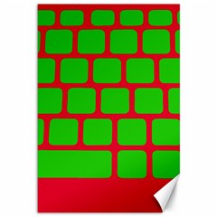 Keyboard Keys Computer Input Pc Canvas 12  X 18  by Ravend