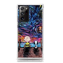 Cartoon Dog Vincent Van Gogh s Starry Night Parody Samsung Galaxy Note 20 Ultra Tpu Uv Case by Modalart