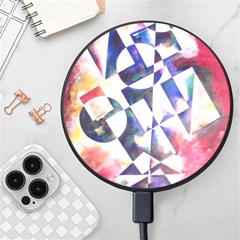 Abstract Art Work 1 Wireless Fast Charger(black) by mbs123