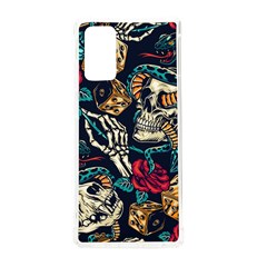 Vintage Art Tattoos Colorful Seamless Pattern Samsung Galaxy Note 20 Tpu Uv Case by Bedest