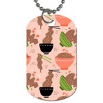 Japanese Street Food Soba Noodle In Bowl Dog Tag (Two Sides) Back