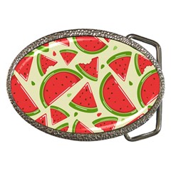 Cute Watermelon Seamless Pattern Belt Buckles by Pakjumat