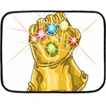 The Infinity Gauntlet Thanos Two Sides Fleece Blanket (Mini) 35 x27  Blanket Front