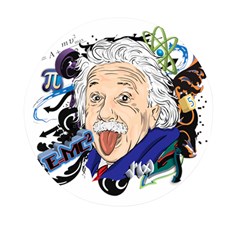 Albert Einstein Physicist Mini Round Pill Box (pack Of 3) by Maspions