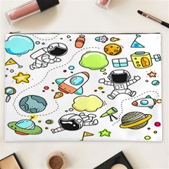 Sketch Cartoon Space Set Cosmetic Bag (xxl) by Hannah976