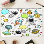 Sketch Cartoon Space Set Cosmetic Bag (XXL) Back