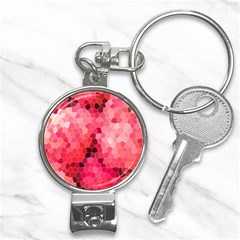 Mosaic Structure Pattern Background Nail Clippers Key Chain by Hannah976