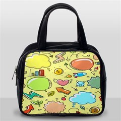 Cute Sketch Child Graphic Funny Classic Handbag (one Side) by Hannah976