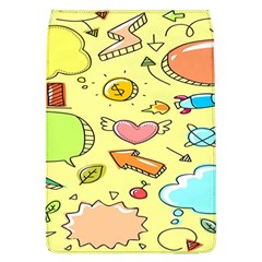 Cute Sketch Child Graphic Funny Removable Flap Cover (l) by Hannah976