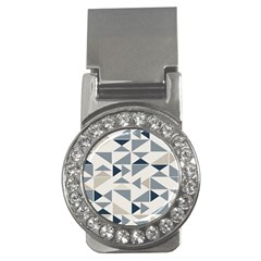 Geometric Triangle Modern Mosaic Money Clips (cz)  by Hannah976