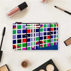 Color Graffiti Pattern Geometric Cosmetic Bag (small) by Hannah976