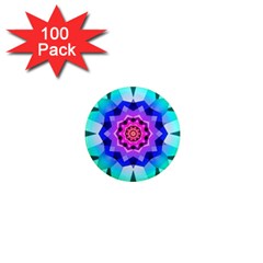 Ornament Kaleidoscope 1  Mini Magnets (100 Pack)  by Hannah976