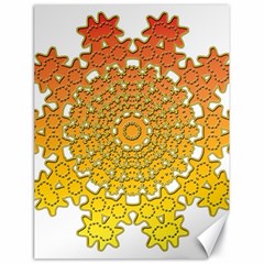 Mandala Background Image Ornament Canvas 18  X 24  by Hannah976