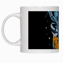 Astronaut Planet Space Science White Mug by Sarkoni