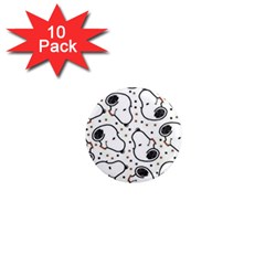 Dog Pattern 1  Mini Magnet (10 Pack)  by Sarkoni