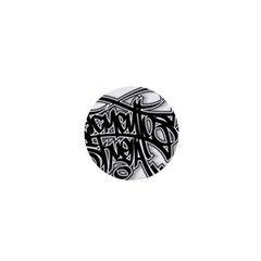 Hip Hop Music Drawing Art Graffiti 1  Mini Buttons by Sarkoni