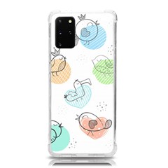 Cartoon Bird Cute Doodle Bird Samsung Galaxy S20plus 6 7 Inch Tpu Uv Case by Bedest