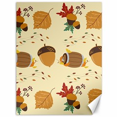 Leaves Foliage Acorns Barrel Canvas 36  X 48  by Apen