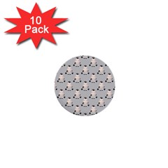 Zebra Wildlife Animal Mammal 1  Mini Buttons (10 Pack)  by Apen