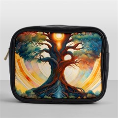 Tree Cosmic Spiritual Meditation Mini Toiletries Bag (one Side) by Apen