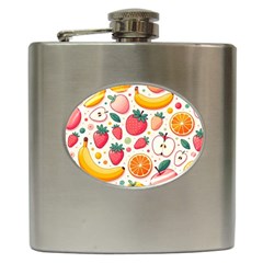 Fruit Sweet Pattern Hip Flask (6 Oz) by Ravend