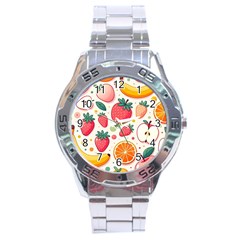 Fruit Sweet Pattern Stainless Steel Analogue Watch by Ravend