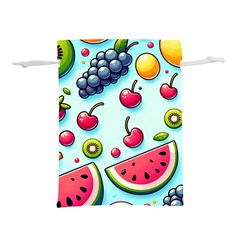 Fruits Sweet Pattern Lightweight Drawstring Pouch (s) by Ravend