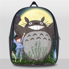 Illustration Anime Cartoon My Neighbor Totoro School Bag (large) by Sarkoni