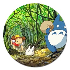 Anime My Neighbor Totoro Jungle Magnet 5  (round) by Sarkoni