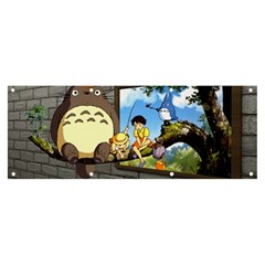 My Neighbor Totoro Banner And Sign 8  X 3  by Sarkoni