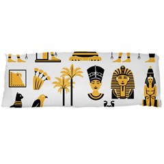 Egypt Symbols Decorative Icons Set Body Pillow Case Dakimakura (two Sides) by Bedest