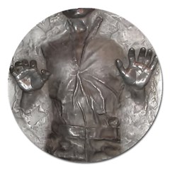 Han Solo In Carbonite Magnet 5  (round) by Sarkoni