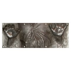 Han Solo In Carbonite Banner And Sign 8  X 3  by Sarkoni