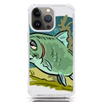 Fish Hook Worm Bait Water Hobby iPhone 13 Pro TPU UV Print Case Front