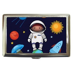 Boy Spaceman Space Rocket Ufo Planets Stars Cigarette Money Case by Ndabl3x