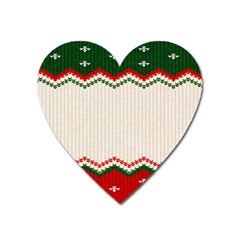 Merry Christmas Happy New Year Heart Magnet by artworkshop